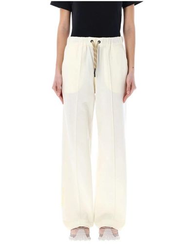 Moncler Wide Trousers - White