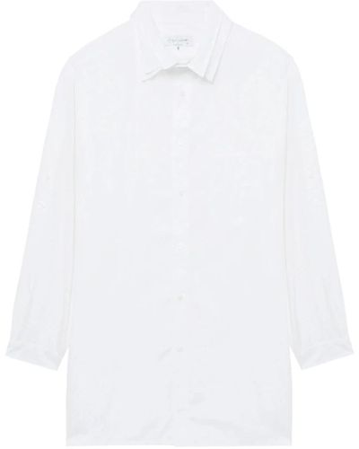 Yohji Yamamoto Shirts > casual shirts - Blanc