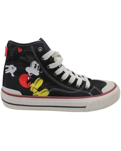 MOA Sneakers nere mickey mouse - Nero