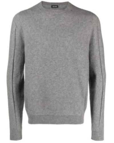 ZEGNA Sweatshirts - Gray