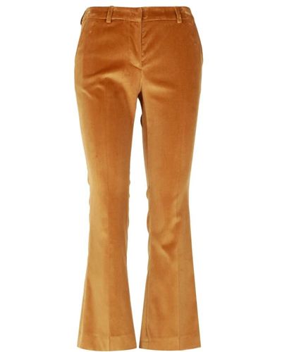 PT Torino Trousers > wide trousers - Marron