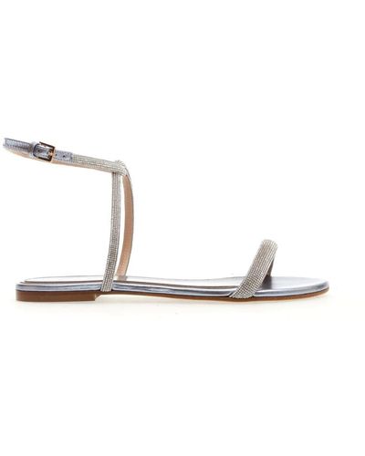 Ninalilou Shoes > sandals > flat sandals - Blanc