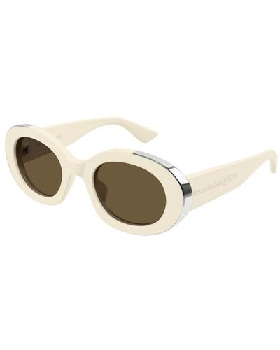 Alexander McQueen Sunglasses - Metallic