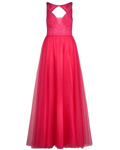 Vera Mont Besticktes abendkleid - Rot