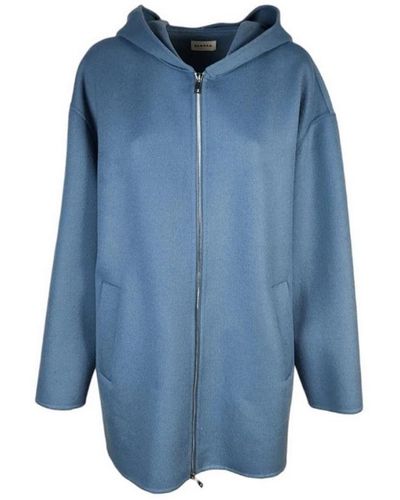 P.A.R.O.S.H. Sweatshirts & hoodies > zip-throughs - Bleu