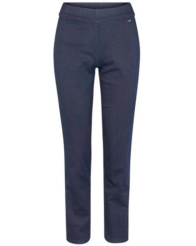 LauRie Slim-Fit Trousers - Blue