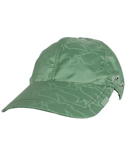 Paul & Shark Paul shark cappello baseball regolabile con stampa in tinta sharks 24417111 colore verde