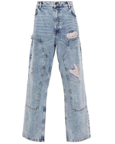Moschino Straight Jeans - Blue