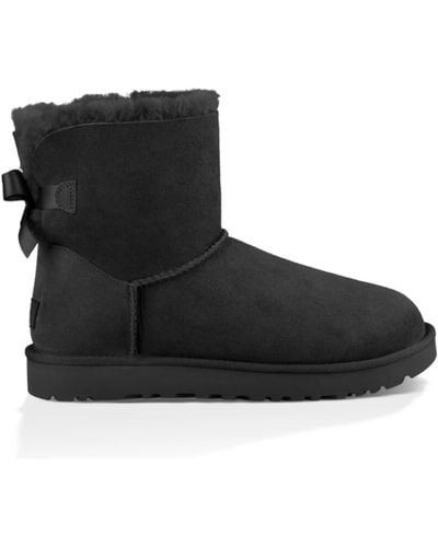 UGG Mini Bailey Bow II Boot - Schwarz