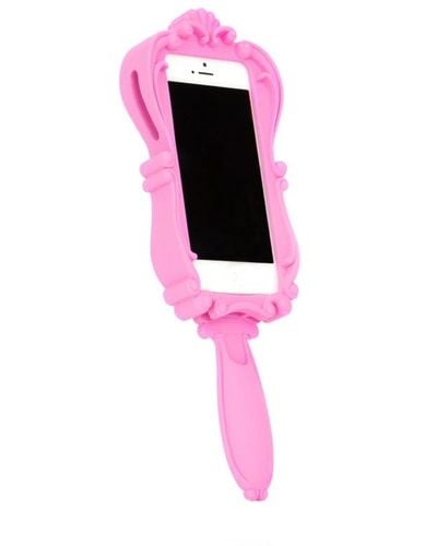 Moschino Es barbie spiegel iphone 6 - Pink