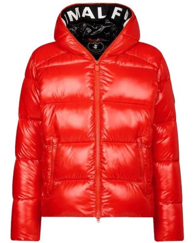 Save The Duck Down Jackets - Red