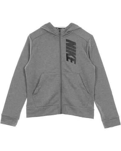 Nike Leichte kapuzen-zip-fleece - Grau