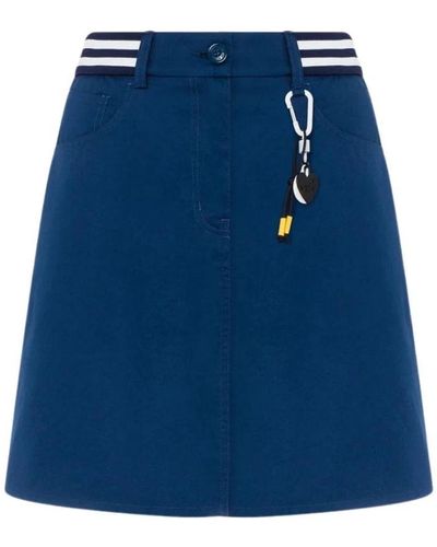 Love Moschino Short Skirts - Blau