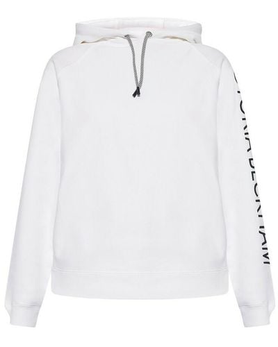 Victoria Beckham Logo hoodie - Blanco