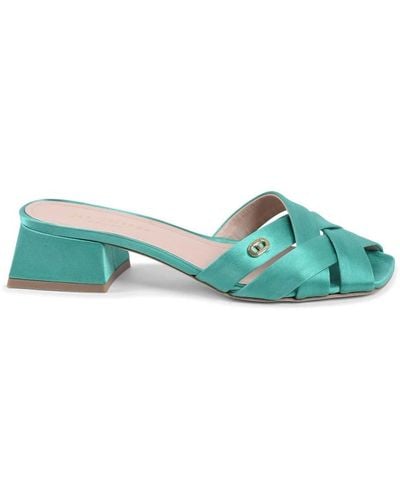Dee Ocleppo Shoes > heels > heeled mules - Vert