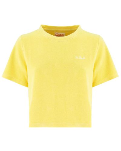 Mc2 Saint Barth T-Shirts - Yellow