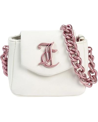 Juicy Couture Elegante weiße mini umhängetasche - Pink