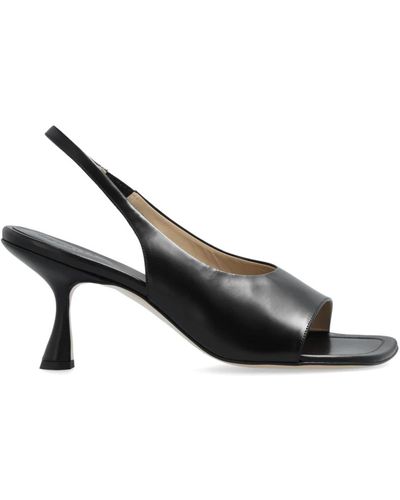 Wandler Shoes > sandals > high heel sandals - Noir