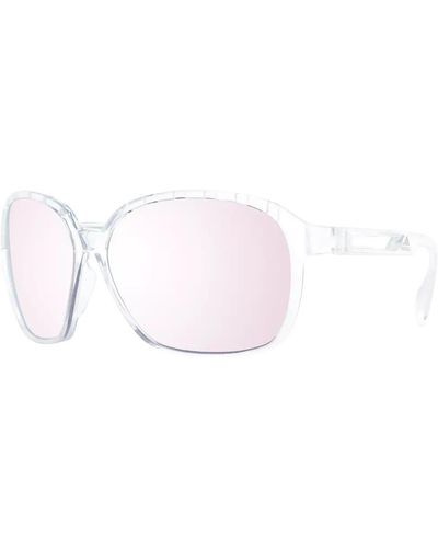 adidas Transparente sonnenbrille für frauen - Weiß