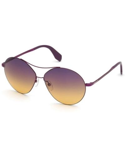 adidas Originals Fuchsia sonnenbrille mit degraded bordeaux gläsern - Lila