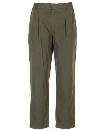 Alpha Studio Cropped Trousers - Green