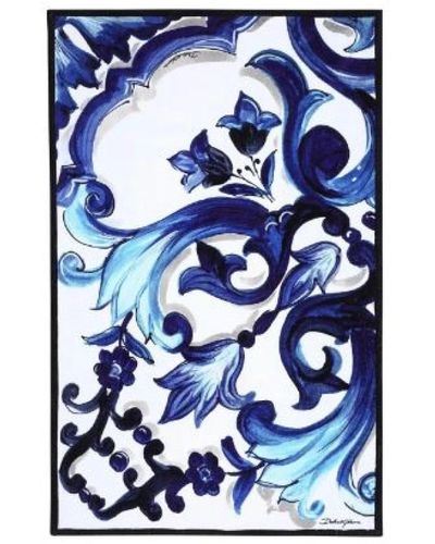Dolce & Gabbana Silky Scarves - Blue