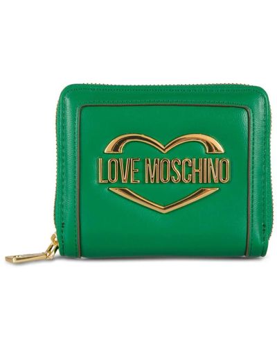 Love Moschino Geldbörse mit reißverschluss - Grün