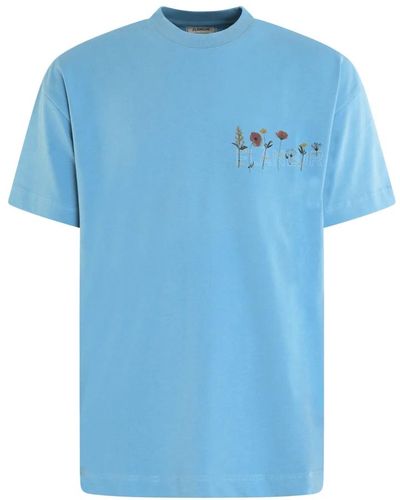 FLANEUR HOMME T-shirt botanica blu