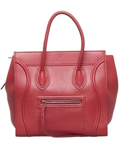 Céline Vintage Pre-owned > pre-owned bags > pre-owned handbags - Rouge