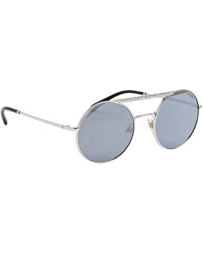 Chanel Stilvolle sonnenbrille mit zubehör - Blau