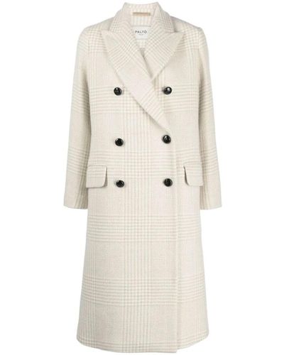 Paltò Coats > double-breasted coats - Neutre