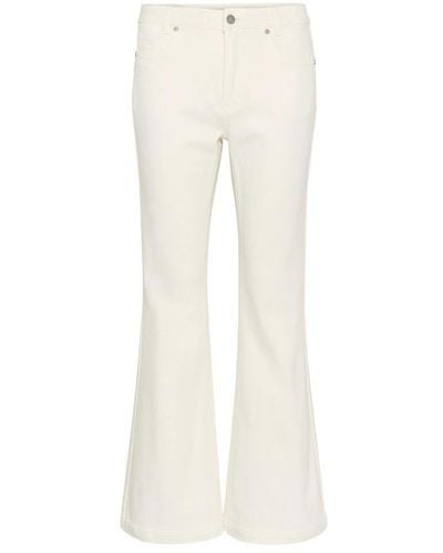 My Essential Wardrobe Flared Jeans - White