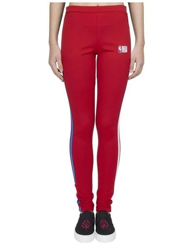 Marcelo Burlon Trousers > skinny trousers - Rouge