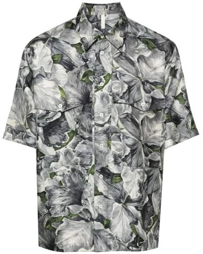 sunflower Short Sleeve Shirts - Gray