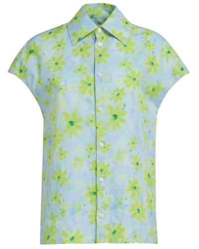 Marni Short sleeve shirts - Verde
