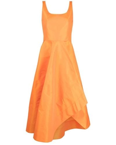 Alexander McQueen Midi Dresses - Orange