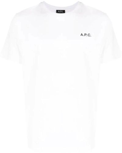 A.P.C. T-Shirts - White