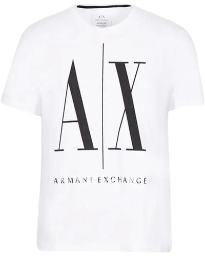 Armani Exchange T-Shirts - White