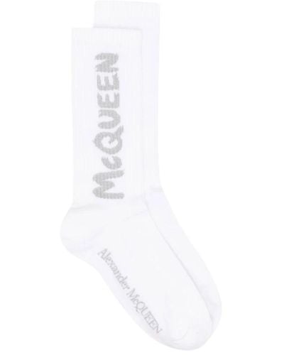 Alexander McQueen Socks - White
