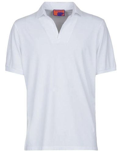 Gallo Italienisches polo shirt weiche baumwolle - Weiß