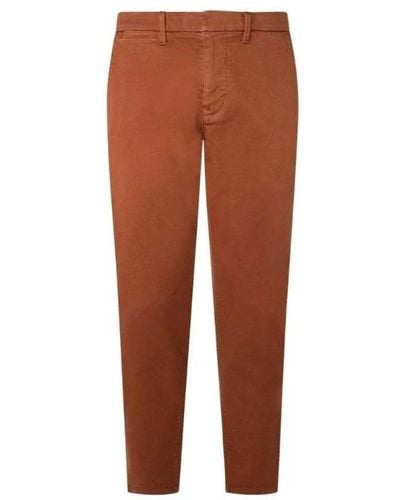 Pepe Jeans Slim-Fit Trousers - Brown