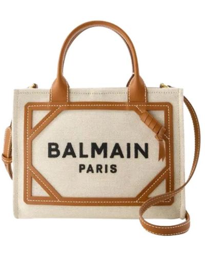 Balmain Canvas handtaschen - Mettallic