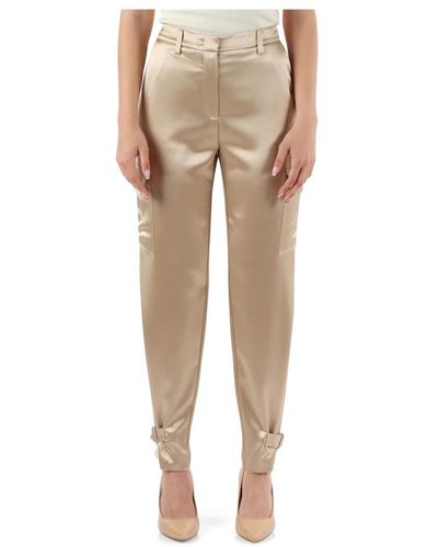 Guess Tapered Trousers - Natural