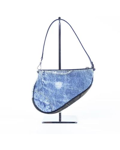 Dior Pre-owned > pre-owned bags > pre-owned shoulder bags - Bleu