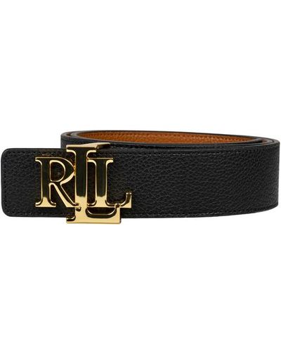Polo Ralph Lauren Prl blue label belt - Negro