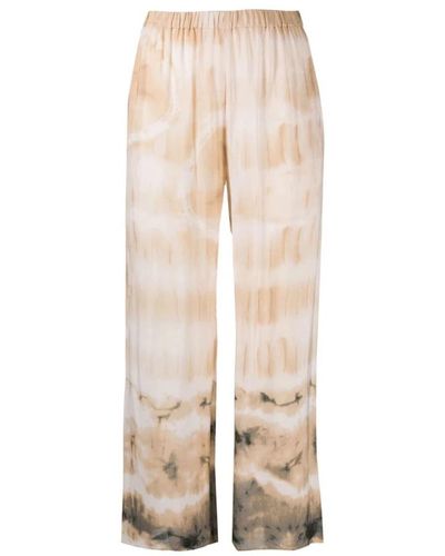 Antonelli Wide Trousers - Natural