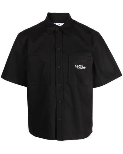Off-White c/o Virgil Abloh Short Sleeve Shirts - Black