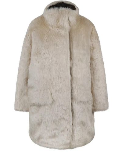 Stand Studio Faux Fur & Shearling Jackets - Gray