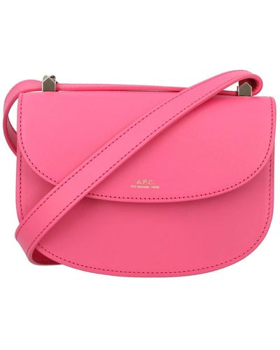 A.P.C. Cross Body Bags - Pink