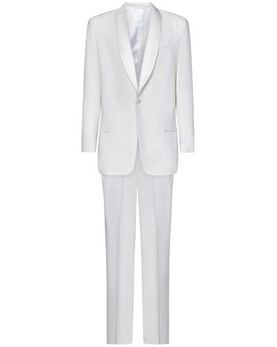 Givenchy Single Breasted Suits - White